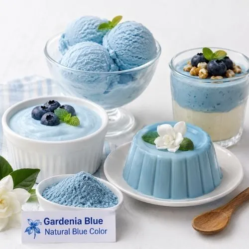 What is Gardenia Blue natural color used for?